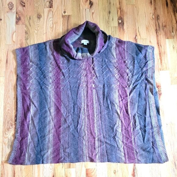 Kamana Cowl Sweater Poncho Size Medium - Picture 7 of 7